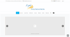 Desktop Screenshot of lightfoundation.com
